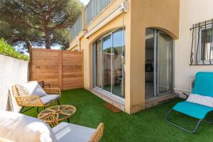 Χώρος καθιστικού στο The Grand Blue - Apartment in Cap d'Agde