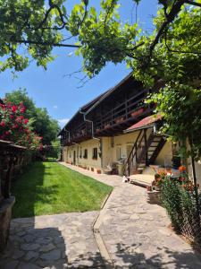 Bygningen som pensionatet ligger i