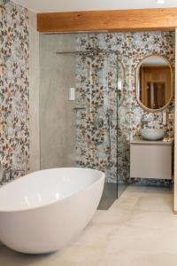 Koupelna v ubytování Landhouse Bled