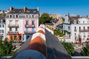 a view of a city with buildings at 8 - Seigneurie Fouquet - Tousquet in Le Palais +12 photos