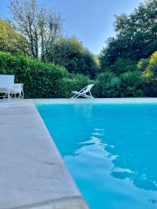 The swimming pool at or close to Masseria Lacatena