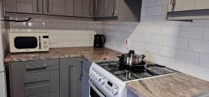 Kuchyň nebo kuchyňský kout v ubytování Central Apartment In Belfast City Centre + 9 fotografií