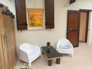 Χώρος καθιστικού στο Studio terrasse