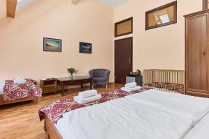 Kamienica pod Kasztanami Świnoujście (Usedom Insel)客房内的一张或多张床位