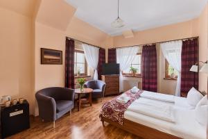 Kamienica pod Kasztanami Świnoujście (Usedom Insel)客房内的一张或多张床位