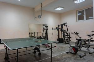 Fitness centrum a/nebo fitness zařízení v ubytování Family Hotel Mimosa