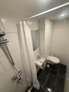 Koupelna v ubytování Gasthaus Tisis + 12 fotografií