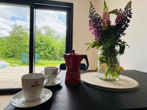 Příslušenství pro přípravu čaje a kávy v ubytování Apartmán Matylda + 6 fotografií