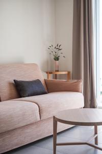 Ein Sitzbereich in der Unterkunft Ikion Eco Boutique Hotel