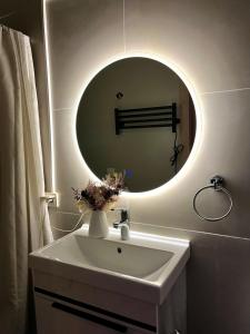 Koupelna v ubytování Darkhan Tau