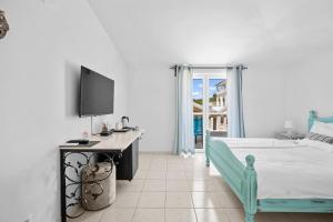 Letto o letti in una camera di Boutique Guesthouse Sveti Petar, on the beach, heated pool & boat berth - ADULT ONLY