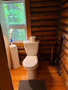 Et badeværelse på Chalet Lumière