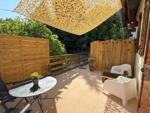 Μπαλκόνι ή βεράντα στο Studio terrasse