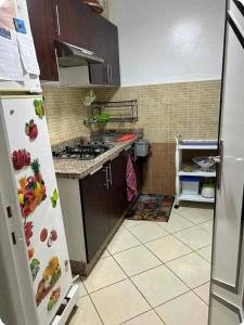 Køkken eller tekøkken på Beau appartement à saidia