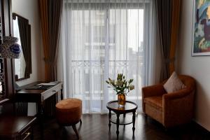 Posezení v ubytování Eli Suites
