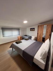 Postel nebo postele na pokoji v ubytování Apartment In Nea Fokea