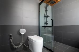 Longsheng Xichuangyue B&B Hotel的一间浴室
