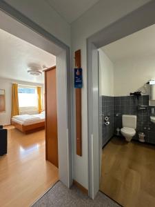 Koupelna v ubytování Hotel Rheinfall