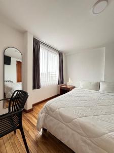 Postel nebo postele na pokoji v ubytování HOTEL COMFORT- Inn