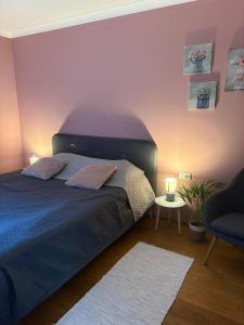 Postel nebo postele na pokoji v ubytování Apartma Rosa