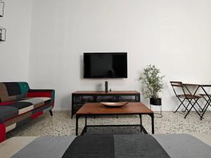 TV a/nebo společenská místnost v ubytování Cosy room 5 + 14 fotografií