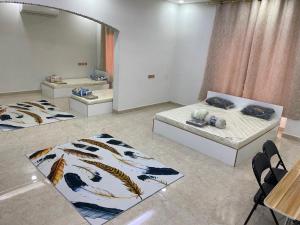Ruang duduk di Hostel mahsa