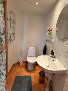 Koupelna v ubytování Rävåkra B&B Österlen