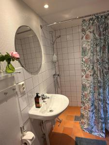 Koupelna v ubytování Rävåkra B&B Österlen