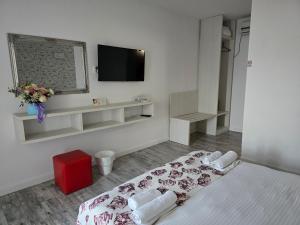 TV a/nebo společenská místnost v ubytování Anacris Guesthouse
