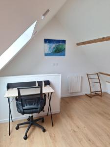 Fotografie z fotogalerie ubytování Duplex avec vue sur mer-La Rose des Vents v destinaci Saint-Côme-de-Fresné