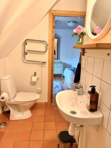 Koupelna v ubytování Rävåkra B&B Österlen
