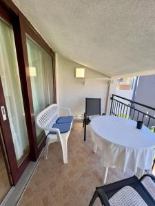 Balkón nebo terasa v ubytování Rooms & Apartments Hegic