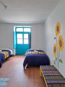 Letto o letti in una camera di Casa CarpeDM