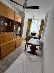 Η κουζίνα ή μικρή κουζίνα στο Modern apartament