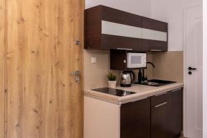 Η κουζίνα ή μικρή κουζίνα στο Apartmenty Maria