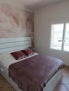 Katil atau katil-katil dalam bilik di Villa Les Deux Sœurs Bord de mer et Jacuzzi