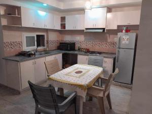 Kuchyň nebo kuchyňský kout v ubytování appartement ostanding