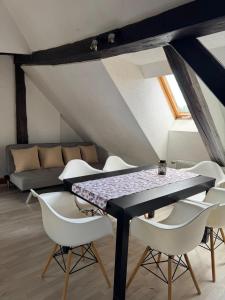 Χώρος καθιστικού στο Helles Loft mit Charme