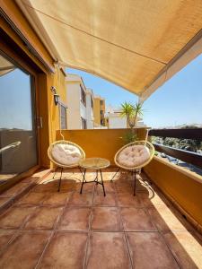 Μπαλκόνι ή βεράντα στο Apartment 400 meters from the beach