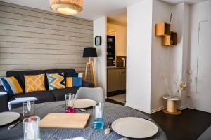 Χώρος καθιστικού στο L'Osmose - Central & Cosy - Accès Tram Strasbourg - Commerces à Proximité +12 φωτογραφίες