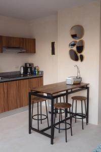 Una cocina o cocineta en PH with private pool, Total relaxation in Tulum