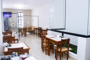 Restaurace v ubytování Pousada Salomão