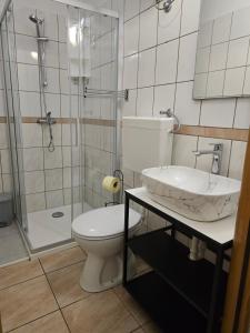 Koupelna v ubytování Apartment Knežević 2 + 37 fotografií
