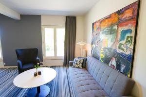 Posezení v ubytování Østergaards Hotel