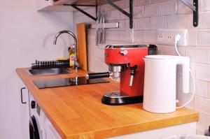 Køkken eller tekøkken på Javelot2 Cosy Studio Paris13 direct to Louvre