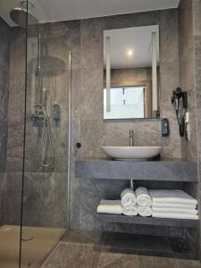 Ένα μπάνιο στο Apartament Lake & Hill View w Karkonoszach +12 φωτογραφίες