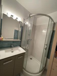 Kúpeľňa v ubytovaní Appartement T2 Vue sur Mer Narbonne Plage- 5CAPA31