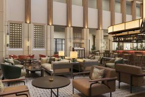 Coin salon dans l'établissement Berlin Marriott Hotel