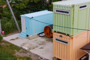 a couple of portable toilets sitting next to each other at Villa Mikuri Tsunoshima - Vacation STAY 02209v in Shimonoseki