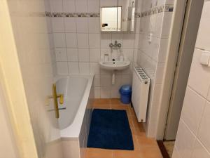 Koupelna v ubytování Apartmány Kanteho grunt